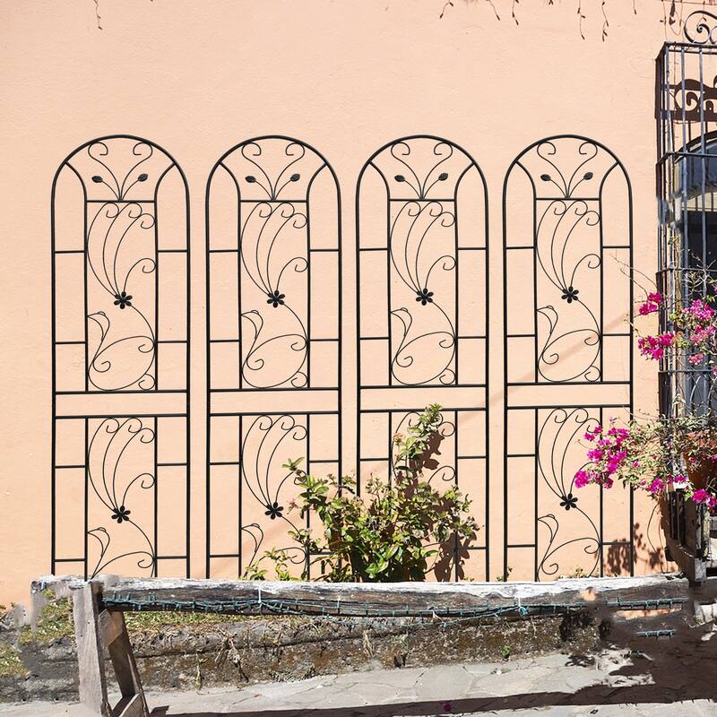 4 Pack Metal Garden Trellis