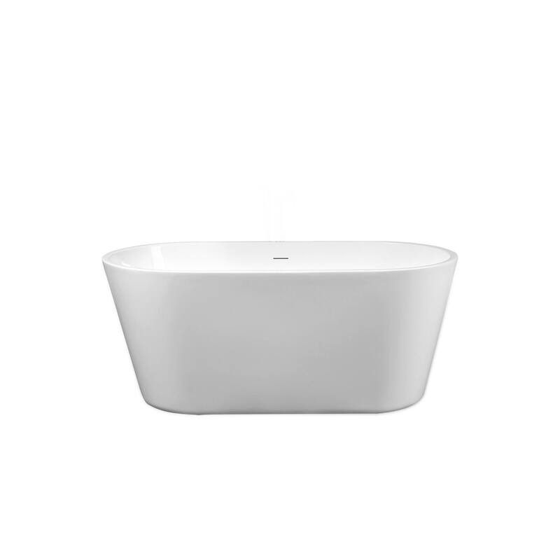KBV 63'' x 31" Freestanding Soaking Acrylic Bathtub GTBT0023 - 63"