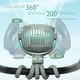 preview thumbnail 3 of 6, USB Rechargeable Handheld Cooling Fan for Travel - No Size