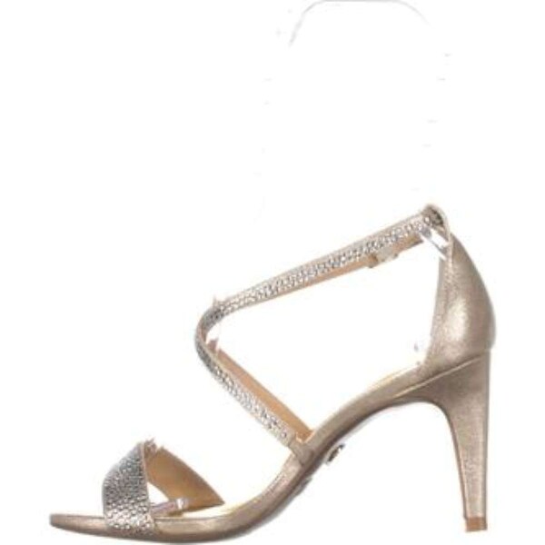 thalia sodi darria strappy sandals pewter