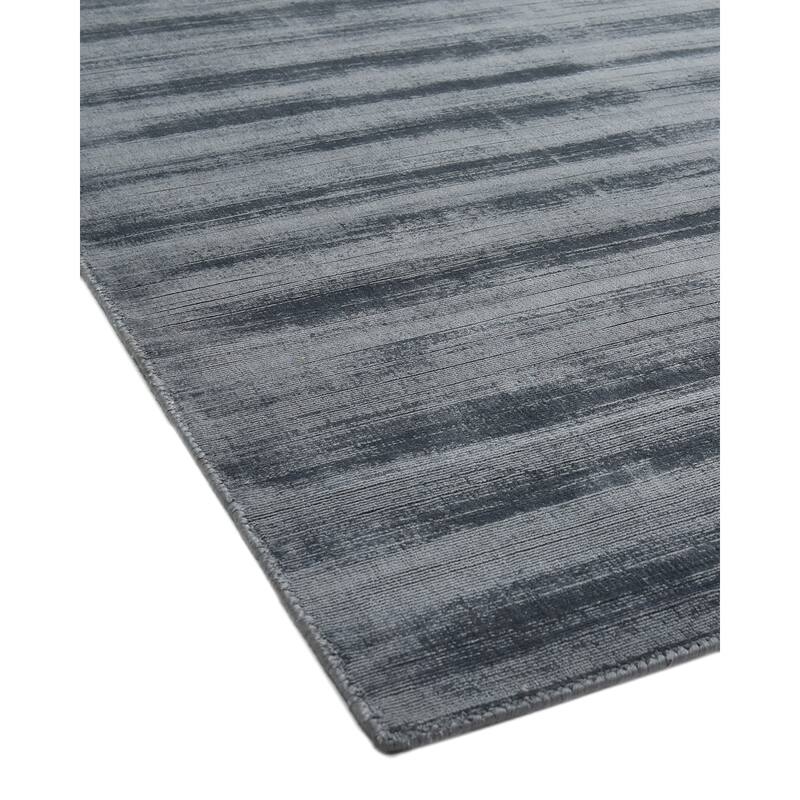 Overton Handmade Modern Contemporary Solid Area Rug