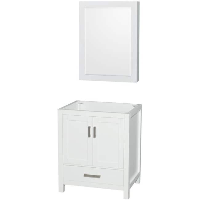 Wyndham Collection WCS141430SWHCXSXXMED Sheffield 30" Single Free