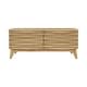 preview thumbnail 3 of 12, Studio London Zappa 2 Drawer Oak Wooden Coffee Table with Storage