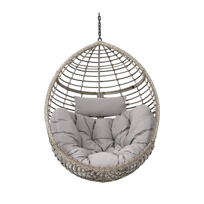 Layla Wicker Hanging Chair by Christopher Knight Home