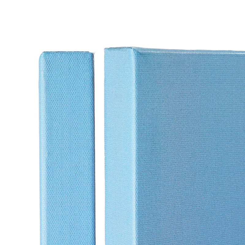American Art Decor Double-Sided Canvas Room Divider, 4 Panels, 70" H x 63" L