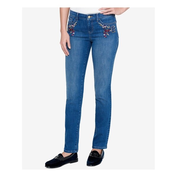 ladies straight leg jeans size 14