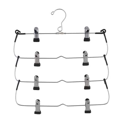 Organize It All 4 Tier Fold Up Skirt Hanger - 14"x0.5"x15"