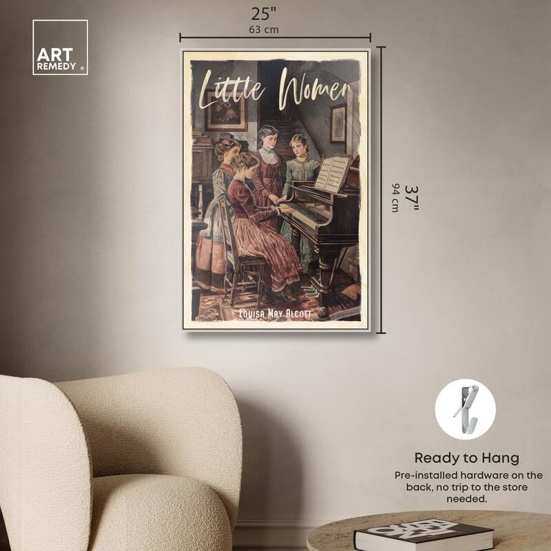 Little Women Canvas by Art Remedy