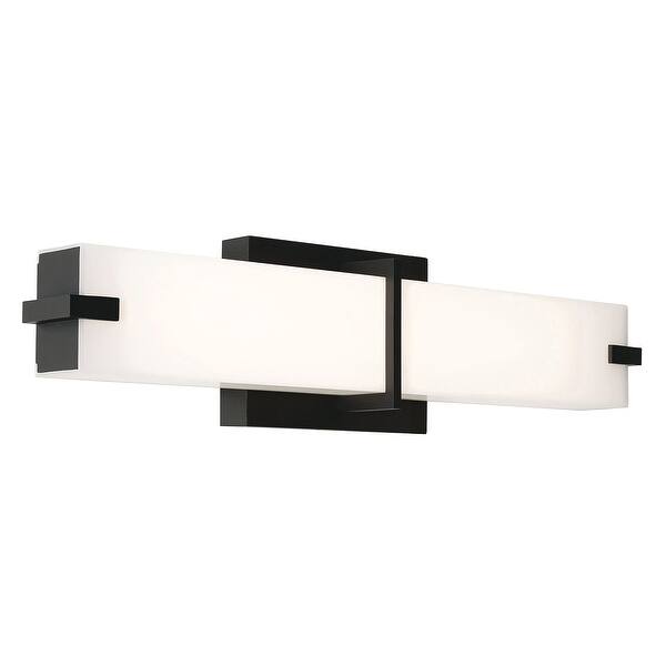 AFX Miller 24'' Vanity Light Black Bed Bath & Beyond 37178032