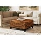 preview thumbnail 1 of 5, Woven Abaca Coffee Table by East at Main