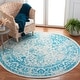 preview thumbnail 64 of 147, SAFAVIEH Adirondack Dakota Rustic Shabby Chic Distressed Rug 4' Round - Ivory/Teal