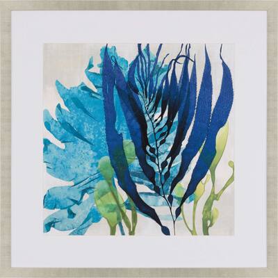 Sea Nature II Framed Art Giclee Under Glass - Blue
