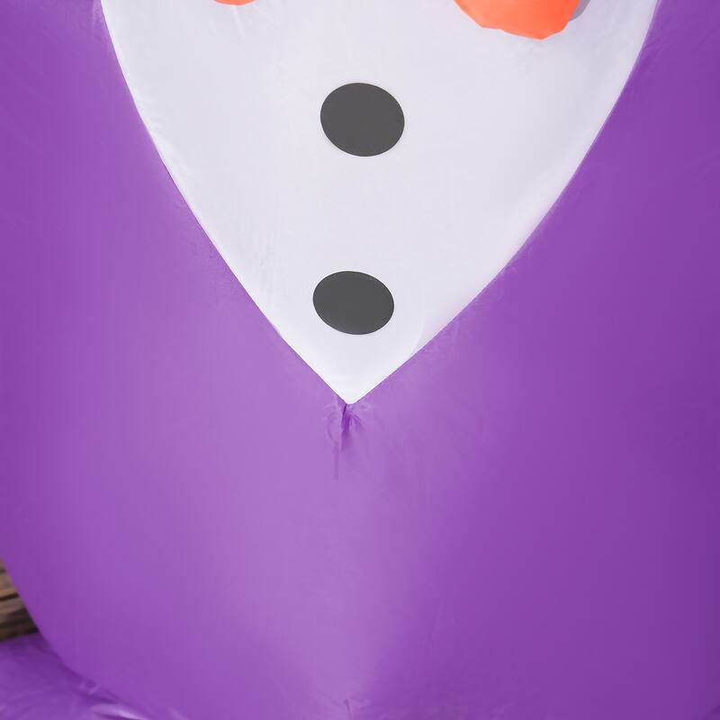6ft Inflatable Halloween Decoration Bat, Blow Up Outdoor LED Yard Display, Waterproof