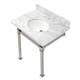 Option Marble White / Polished Nickel
