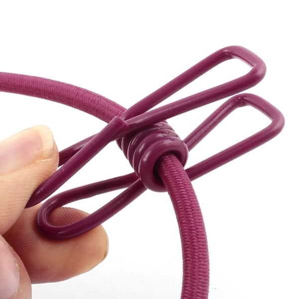 Shop Travel Elastic Rubber Portable Windproof 12 Clips Dry Rope