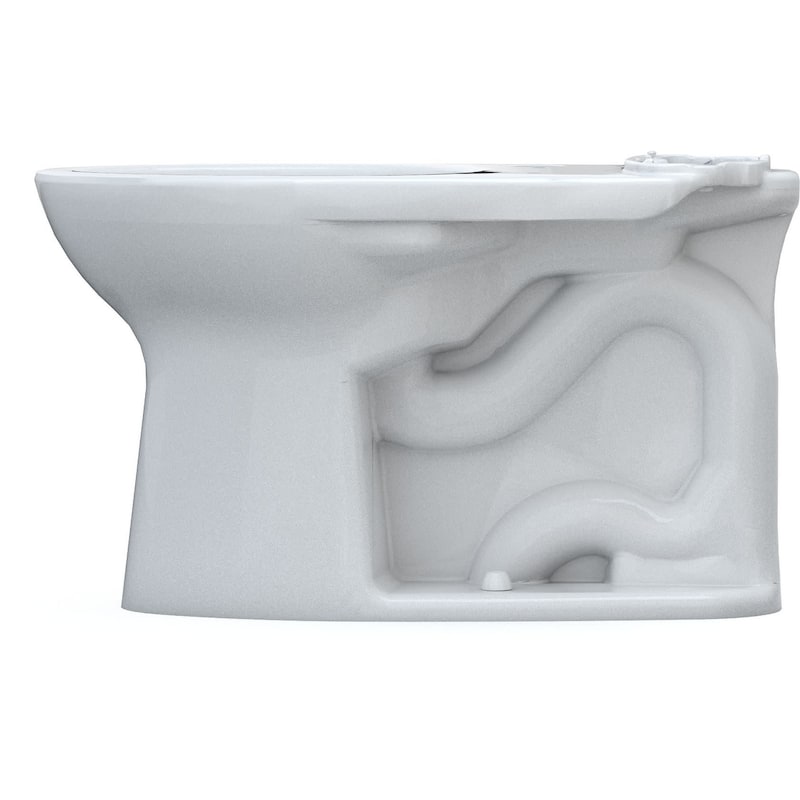 TOTO Drake Elongated Universal Height Tornado Flush Toilet Bowl with