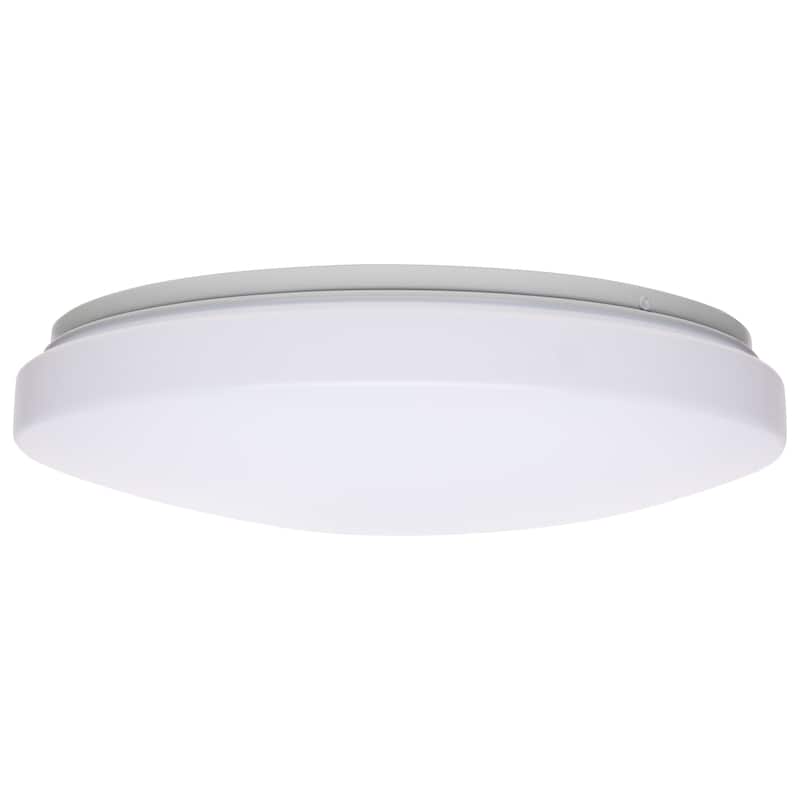 14 Inch LED Cloud Fixture 0-10V Dimming CCT Selectable - White