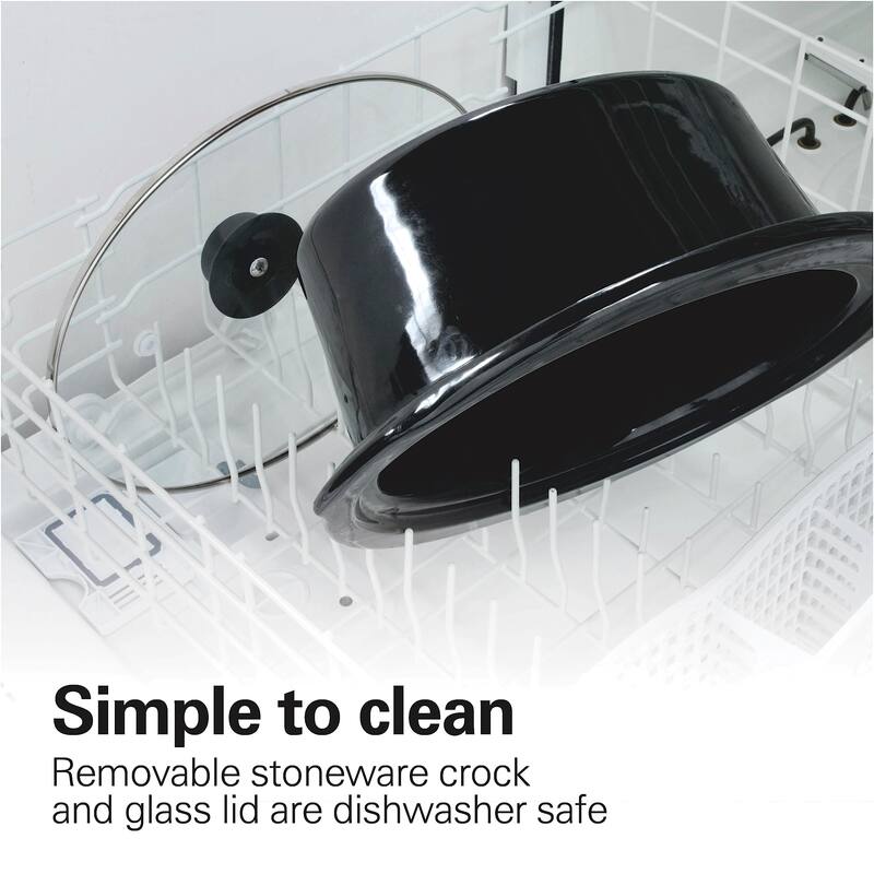 Slow Cooker, Extra Large 10 Quart, Stay or Go Portable With Lid Lock