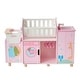 preview thumbnail 5 of 23, Teamson Kids Olivia's Little World 6-in-1 Wooden Doll Nursery Set Pink