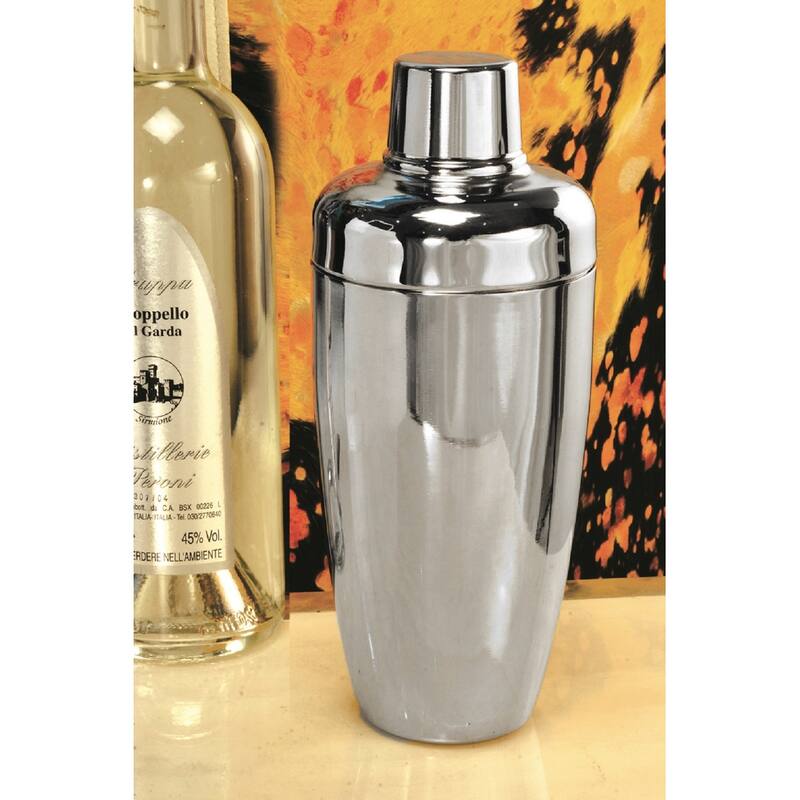 Sol Living Deluxe Stainless Steel Cocktail Shaker with Strainer