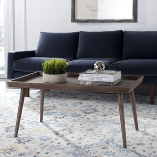 Safavieh Home Nonie Modern Chocolate Accent Table | Meses Sin Interés