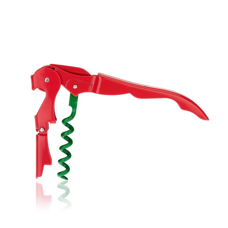 1pc Fashionable And Professional Double Hinged Waiters Corkscrew With Foil Cutter Portable Wine Key Bottle Opener For Home Or Professional Use Camping P 31451036