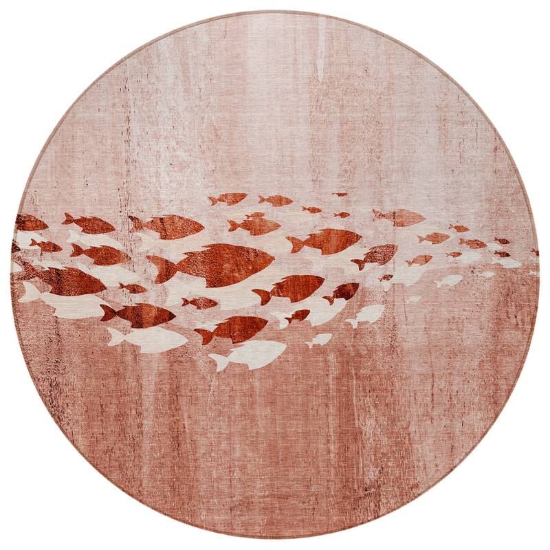 HomeRoots Nautical Transitional Rectangle Outdoor Rug