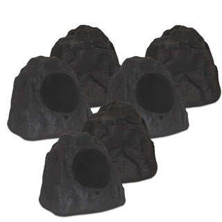 Theater Solutions Lava 2R4L Outdoor Rock Speakers - Free Shipping Today - Overstock.com - 17933255