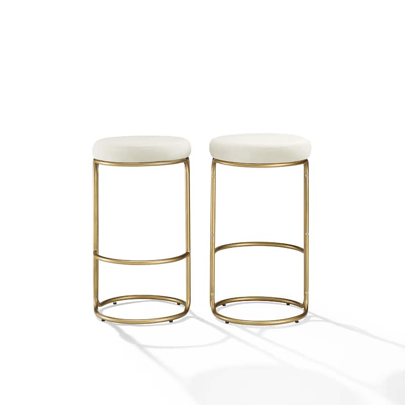 Crosley Carson 2-Piece Counter Height Bar Stool Set