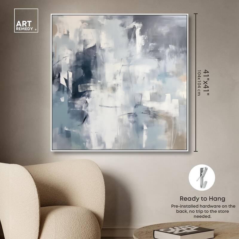 Enigma of Blue Canvas by Art Remedy