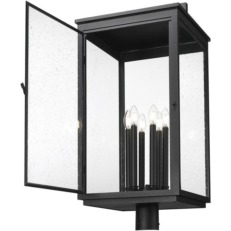 Z-Lite 5019PHXXLR-533PM Hartwell 6 Light 35" Tall Post Light with