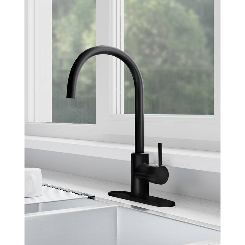 Design House 595678 Eastport II 1.8 GPM Single Hole Kitchen Faucet