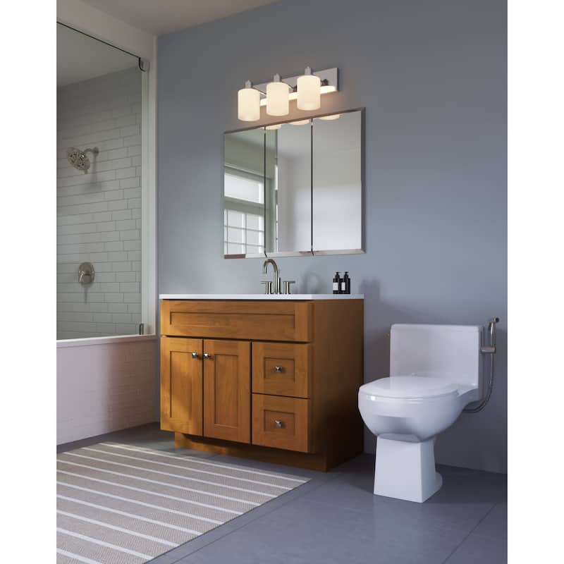 Design House Double Handle 4" Centerset Bathroom Faucet