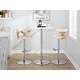 preview thumbnail 56 of 141, Carson Carrington Viby Adjustable Bar Stool with Rounded T Footrest (Set of 2)