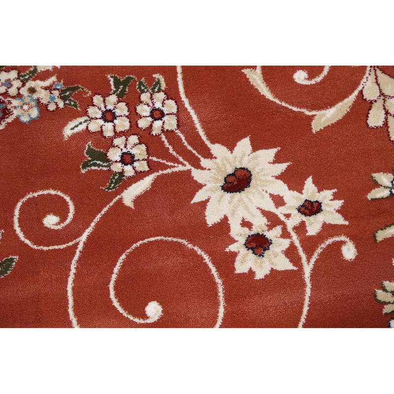Floral Medallion Transitional Oriental Turkish Rug Traditional Carpet