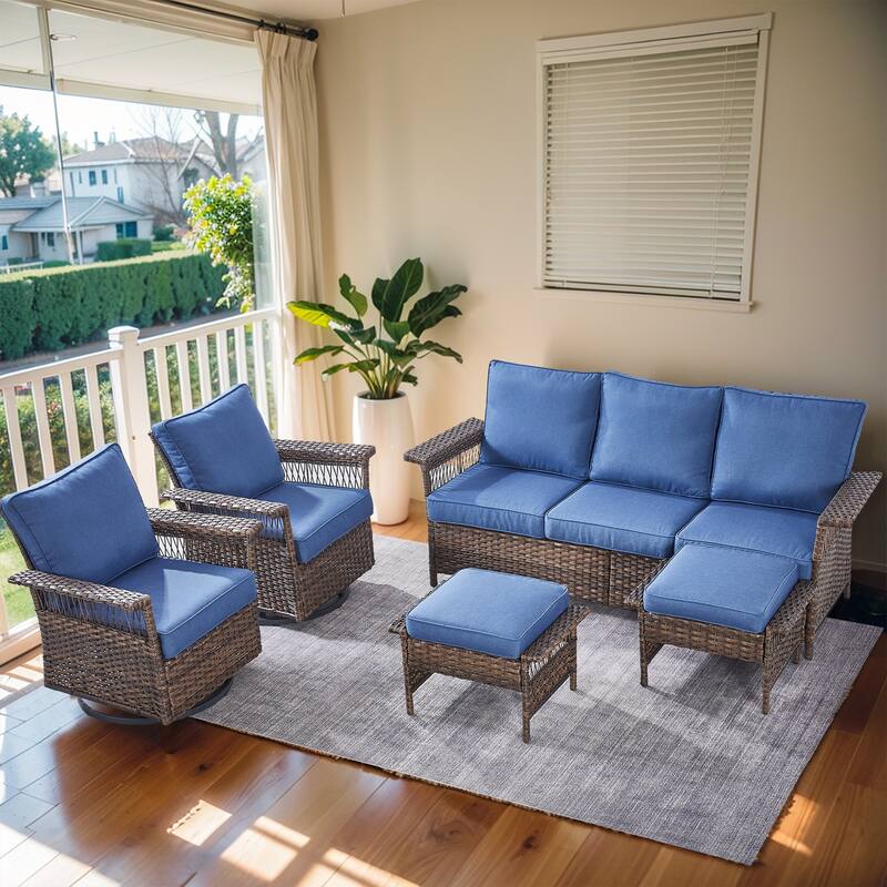 Gymojoy Patio Furniture Set with Professional Outdoor Cushions