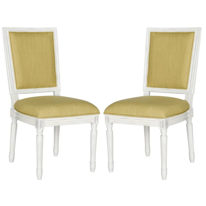 SAFAVIEH Sharen Rectangular Dining Chair (Set of 2). - 20"W x 24"D x 38"H