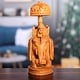 preview thumbnail 2 of 3, Novica Handmade Majestic Heritage Wood Sculpture (Large)