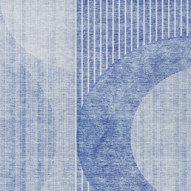 HomeRoots Geometric Transitional Rectangle Outdoor Rug