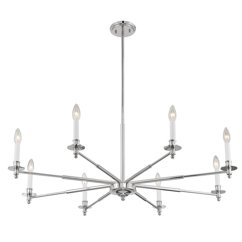 Savoy House 1-4412-8 Jasmine 8 Light 42" Wide Taper Candle Style