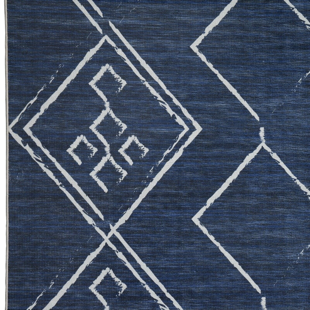 Machine Washable-Eco-Friendly Area Rug With Non-Slip Backing Aspen Tribal Moroccan Bohemian Design