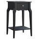 preview thumbnail 10 of 25, Daniella 1-Drawer Wood Storage Accent End Table by iNSPIRE Q Bold