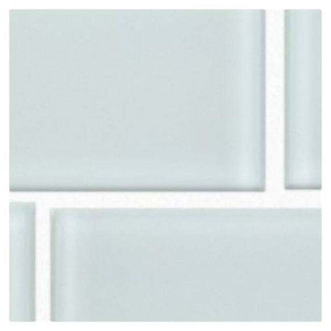 Shaw 435TS Ascendant - 10" x 12" Rectangle Wall Mosaic Tile - Glass - Serene White
