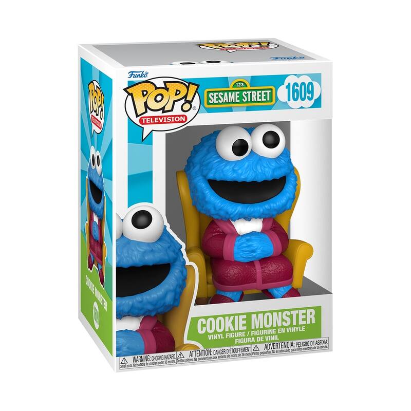 Funko POP! Television Sesame Street Cookie Monster 3.75" Vinyl Figure (#1609) - Multi-Color