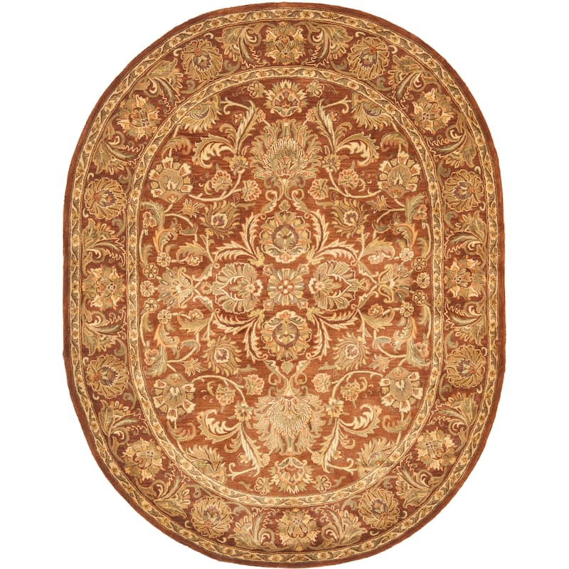 SAFAVIEH Handmade Golden Jaipur Racheal Traditional Oriental Wool Rug