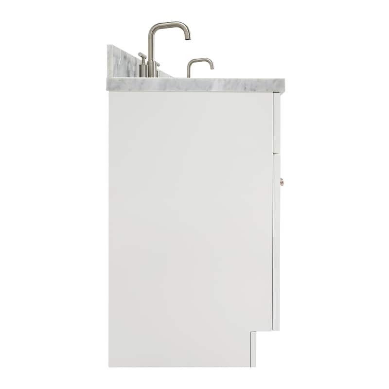Ariel F067DCWOVO Hamlet 67" Free Standing Double Basin Vanity Set with