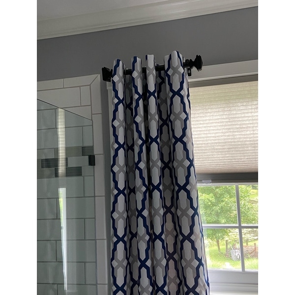 Set of 2 1" Side Curtain Rod 12-20 inch long 