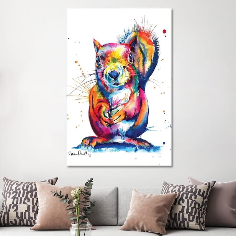 iCanvas "Squirrel" by Weekday Best Canvas Print