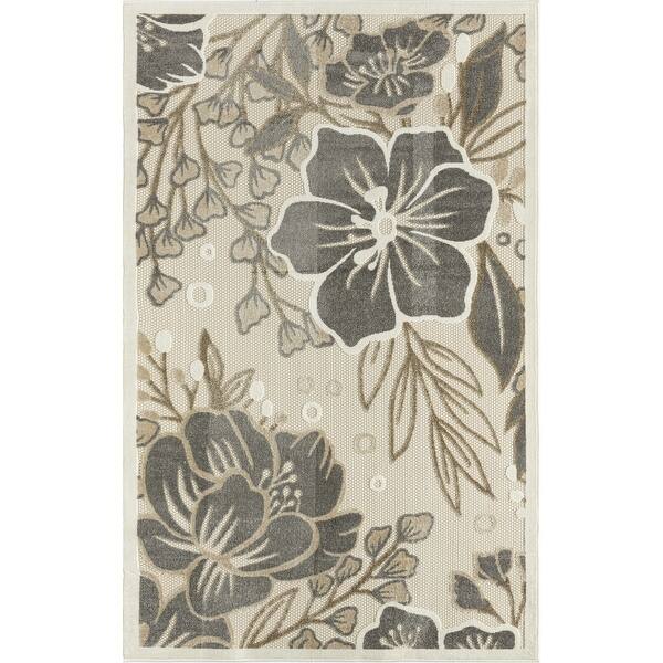 slide 2 of 19, Mahalo Hibiscus Floral Textured Indoor/Outdoor Area Rug