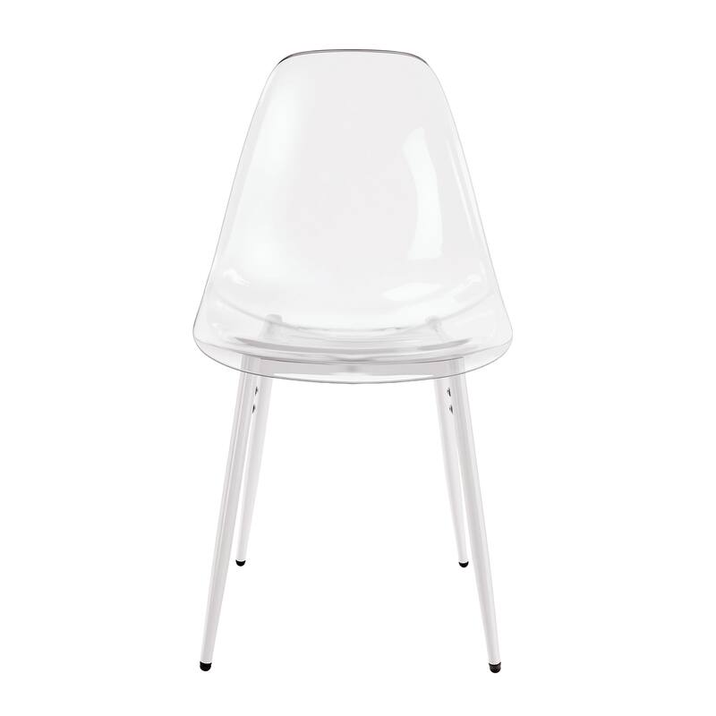 Set of 4 Pet Chairs in White
